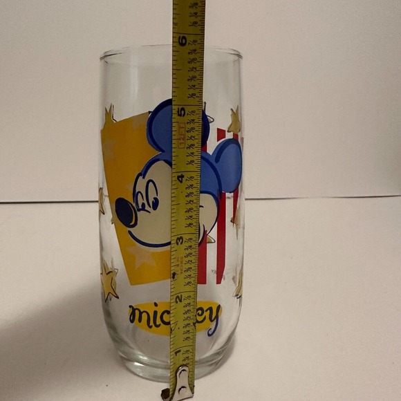 DISNEY/Anchor Hocking "MICKEY MOUSE" Glass-Excellent Condition-6 inches. - Picture 7 of 7